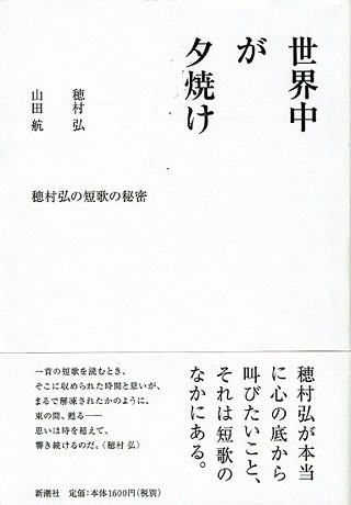 穂村弘/山田航『世界中が夕焼け』表紙