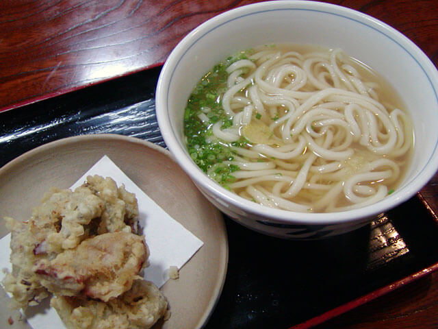 夕食もうどん