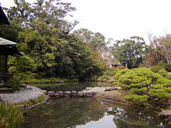 無料公開中になっちゃってた松浜軒の庭園