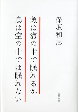 保坂和志『魚は海の中で眠れるが鳥は空の中では眠れない』表紙