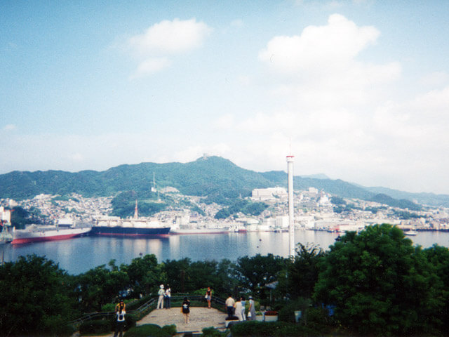 グラバー園から望む長崎港