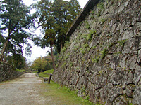石垣が残る人吉城跡
