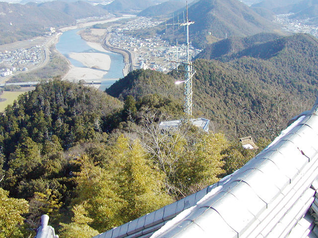 岐阜城天守閣からの眺め