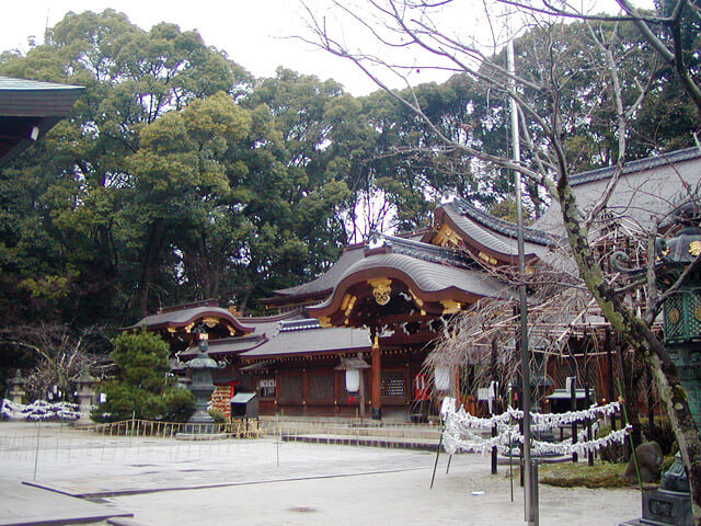 今宮神社。本殿は普通