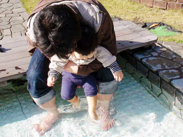 独歩の湯でばちゃばちゃ